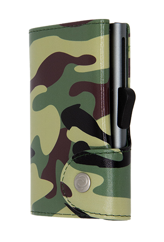 Print Wallet Camouflage Green